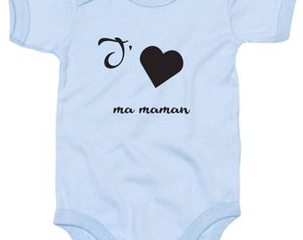 Funny Bodysuit "I love my mommy" - or t-shirt