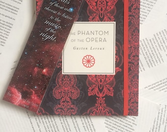 Phantom of the Opera Bookmark "Music of the Night" Gaston Leroux