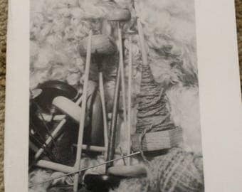 Spindle Spinning From Novice to Expert-Connie Delaney-New booklet-Copyright 1998-HTF-Top whorl, bottom whorl, Navajo and Support spindles