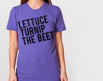 SALE lettuce turnip the beet® trademark brand OFFICIAL SITE - purple track tee with classic logo