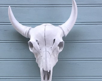 Bull Skull Wall Decor faux cow skull | etsy Bull Skull Wall Decor faux cow skull | etsy