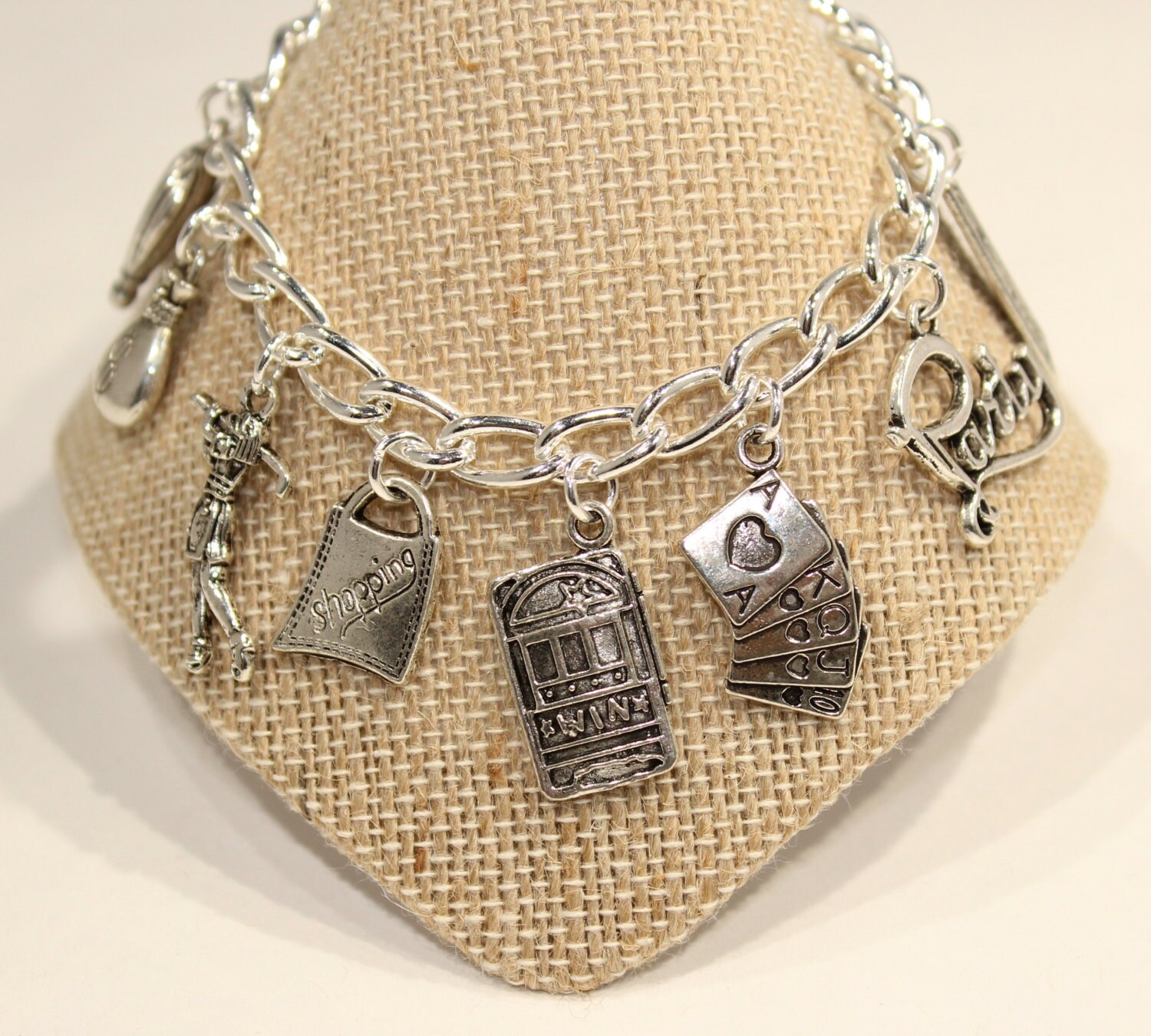 Casino Bracelet Casino Jewelry Lucky Charm Jewelry Las Vegas