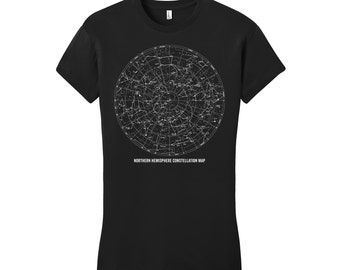 Constellation Shirt Constellation Map Science Shirt Astronomy