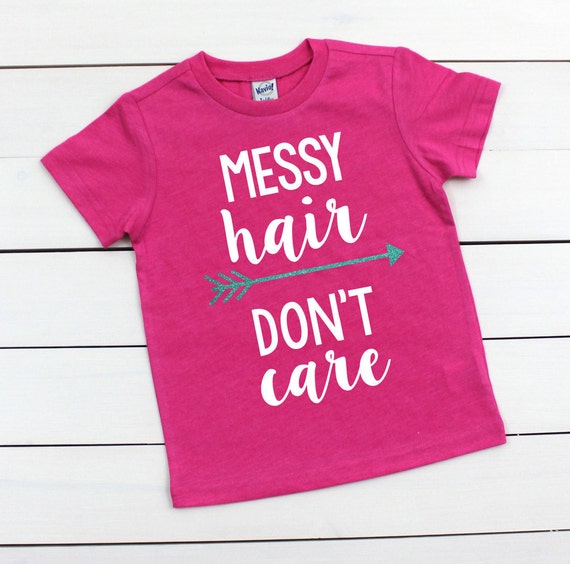 crazy hair dont care shirt