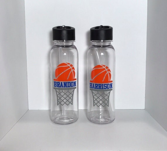 Personalized Basketball Water Bottles Team gifts
