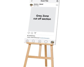 New Instagram Photo Prop Social Media Frame Photo Prop Wedding Party Bachelorette Party Birthday Party Photo Booth Prop (Digital Printable)