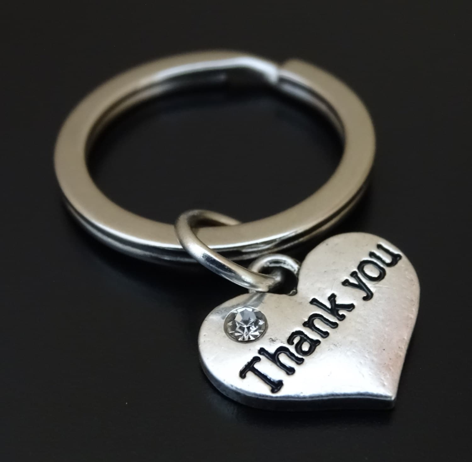 Thank you Keychain Custom Keychain Custom Key Ring Thank