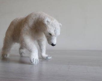 Polar bear ornament | Etsy