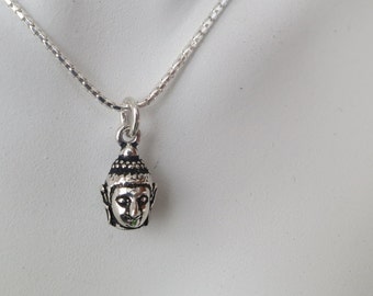 Buddha head necklace | Etsy