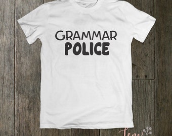 grammar police t shirt