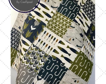 Nautical Baby Quilt, Fishing Quilt, Baby Bedding Nautical, Crib Bedding Boy, Crib Bedding Fish, Nautical Nursery Decor, Welcome to the Lake