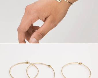 Ultimate Personalized Bracelet • Custom Initial Disk Tags & Gemstones • Charm Bangle Bracelet • 14k Gold Filled, Sterling Silver, Rose Gold