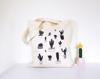 Cactus PotPlant Tote Bag
