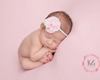 Baby Flower Headband, Newborn Headband, Baby Girl Headband, Girls Headbands, Newborn Girl, Pink Baby Headband, Baby Headband, Girls