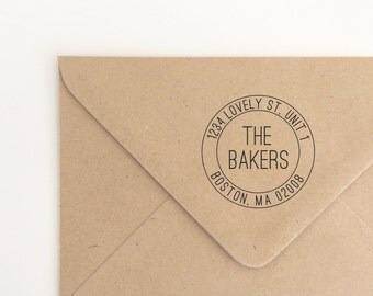 Return Address Stamp, Postal Stamp, Custom Address Stamp, Personalized Address Stamp, Self-Inking Stamp, Custom Address Stamp (SADDR110)