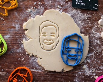 Jimmy Fallon Cookie Cutter // fondant cutter // cookie stamp // for custom cookies // personalized cookie cutter