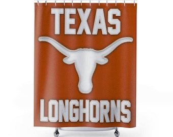 University Of Texas Longhorns Jersey Shower Curtain