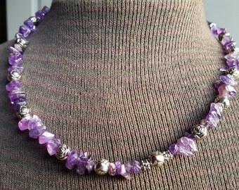 Amethyst Gemstone Necklace