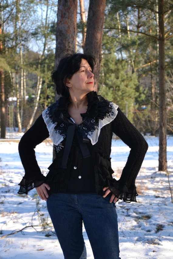 The Black lace Victorian Jacket, Upcycled jacket, Steampunk jacket, Wearable Art, Hand Embroidered, Art to wear, Upcycled Clothing by MyEspresso steampunk buy now online The Black lace Victorian Jacket, Upcycled jacket, Steampunk jacket, Wearable Art, Hand Embroidered, Art to wear, Upcycled Clothing by MyEspresso steampunk buy now online