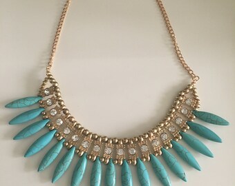 Beautiful Boho necklace, gypsy necklace, tribal necklace