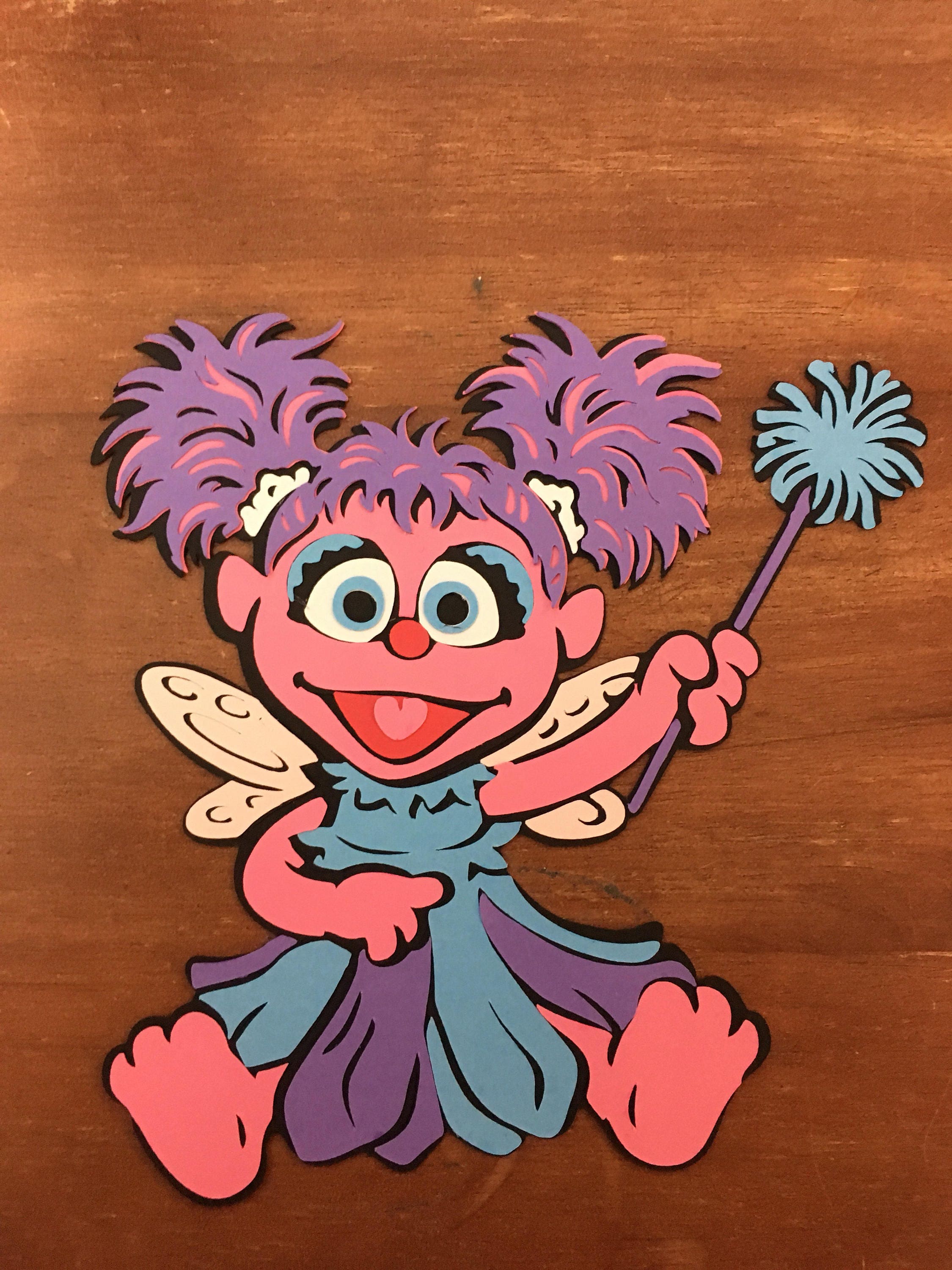 Abby Cadabby from Sesame Street die cut