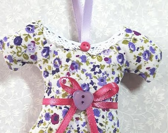 scented dress hanger floral fabric gift female present mothers day vintage style decoration, scented sachet, drawer scent sachet floral