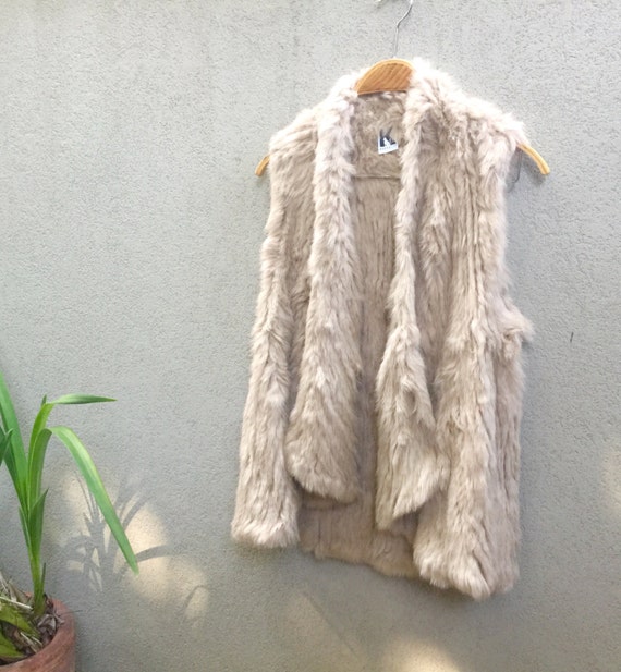Rabbit Fur Vest Rabbit Fur Top Genuine Rabbit Fur Called