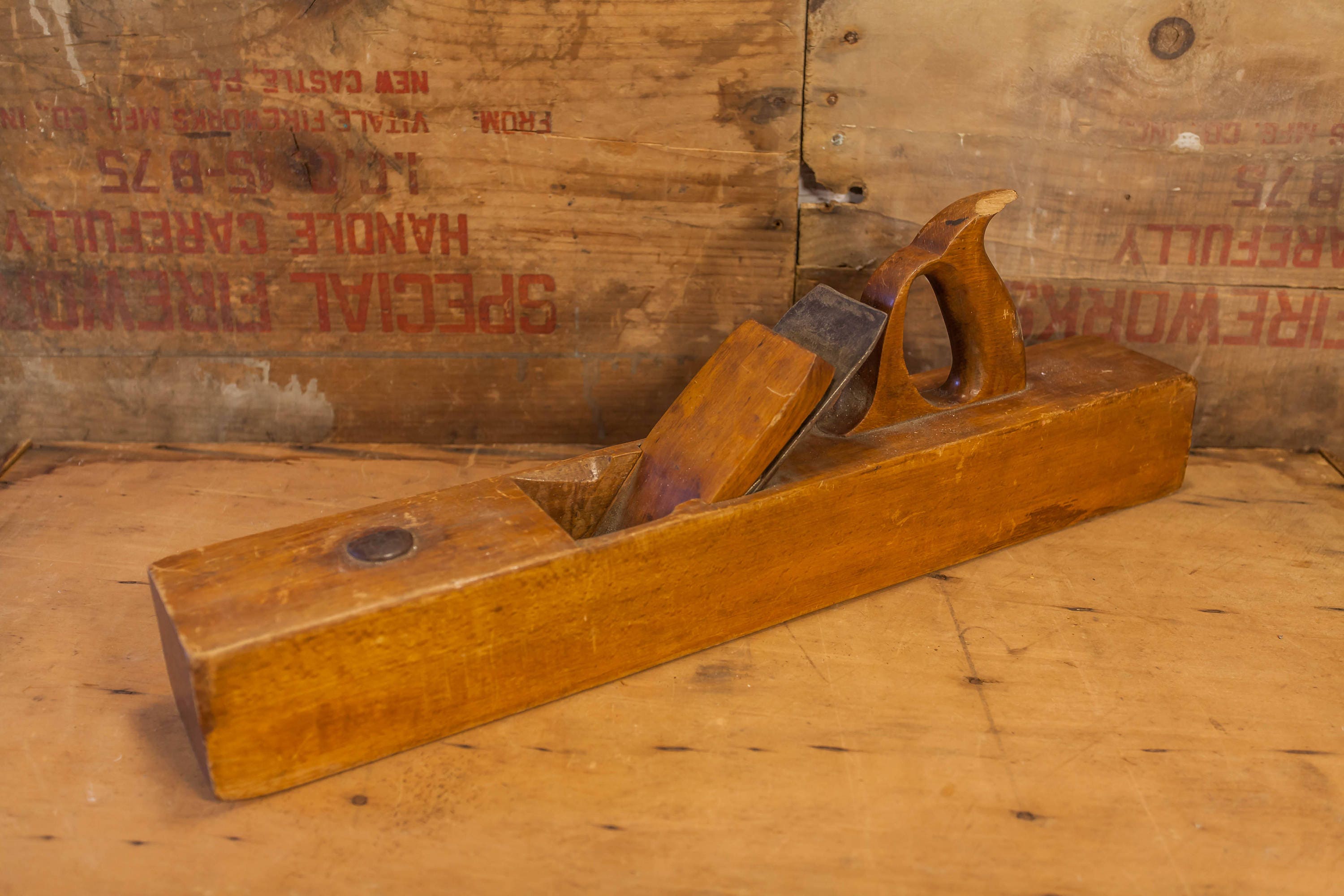 Vintage Smith, Lyon &amp; Field Wooden Woodworking Plane ...