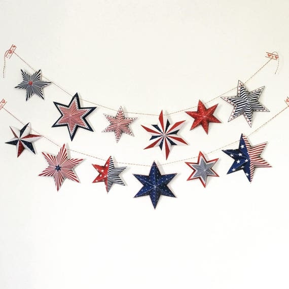 Printable 4th of july party decoration