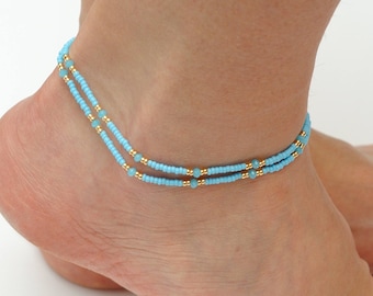 Womens Ankle Bracelet Anklet beach Delicate Anklet Tiny anklet for Women anklets Yoga anklet gift for her girlfriend gift Summer gifts her