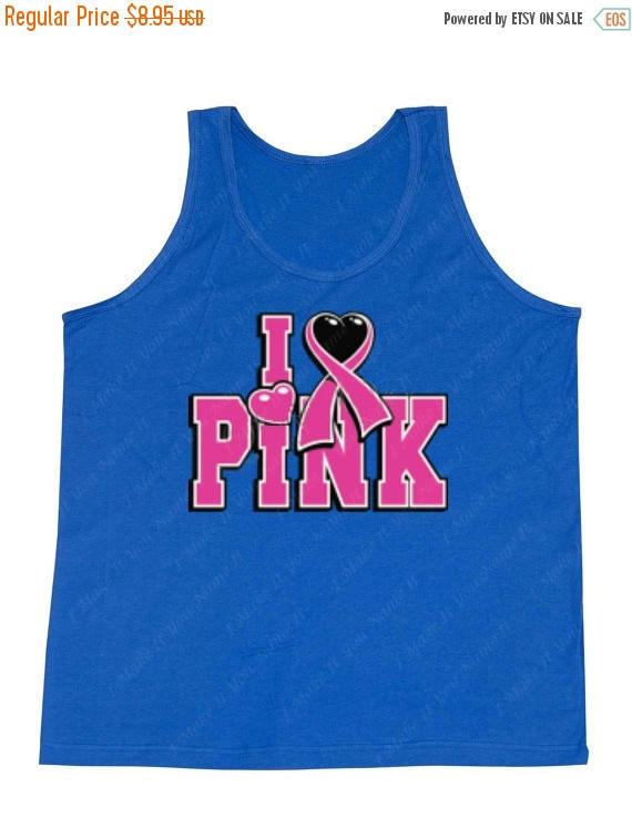 10 SALE I Love Pink Men's Tank Top Breast by IMakeItYouNameIt