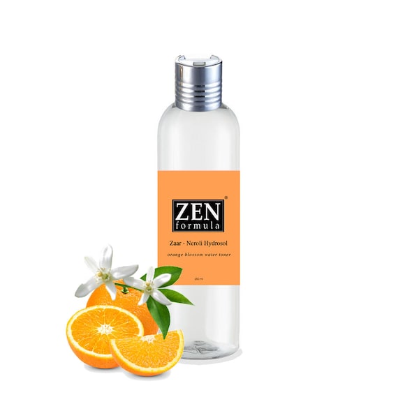 Orange Blossom ( Neroli) Organic Floral Water, 100% Natural Hydrolat skin toner for dry and sensitive skin