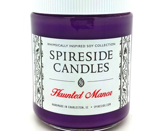 Haunted Manor ® Candle - Spireside Candles - Disney Candles - 8 oz Jar