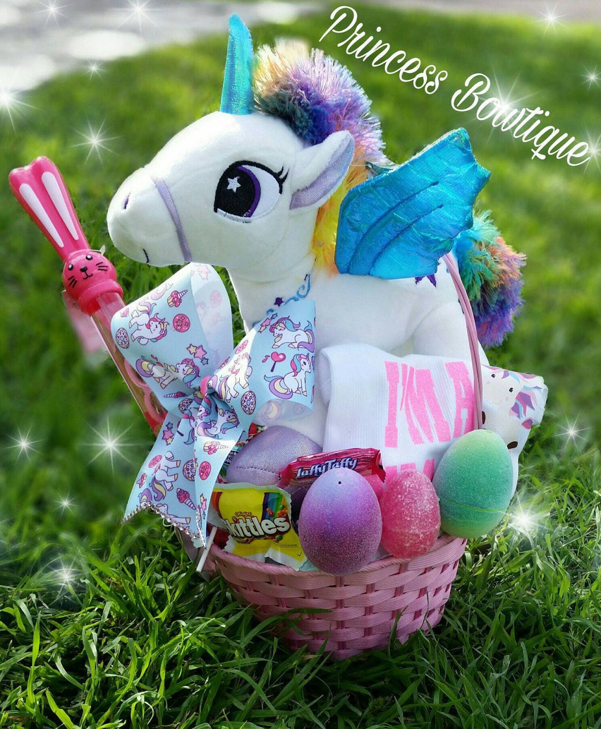 Unicorn filled baskets unicorn baskets by PrincessTutusJewerly