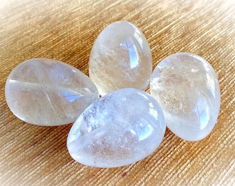60% OFF Medium CLEAR QUARTZ Yoni Eggs