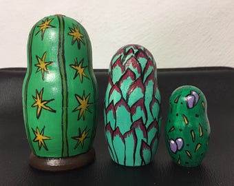 Succulent Nesting Dolls