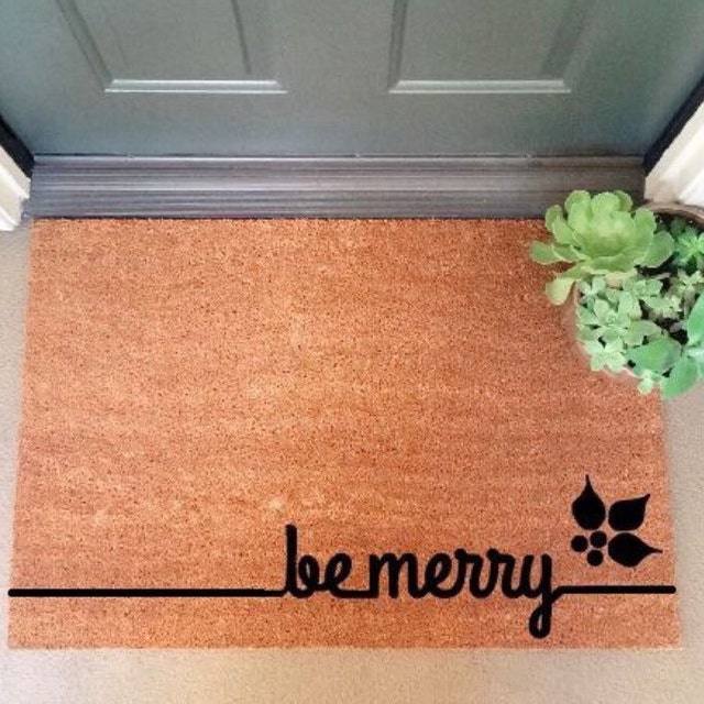 Handmade custom personalized door mats and by InspireLifeToday