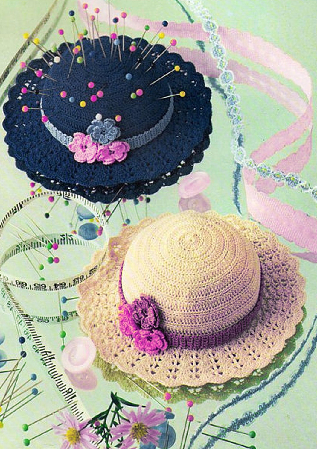 PDF Victorian Dolls Hat & Pin Cushion Crochet Pattern ...