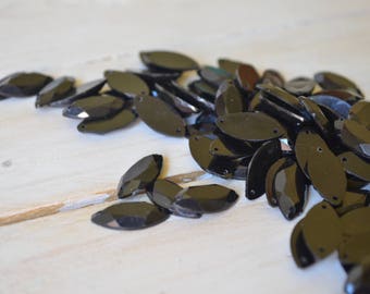 Black strass, strass sewing,rhinestones with holes,flat base rhinestones,strass to create,black sequins,black paillettes,article seamstress