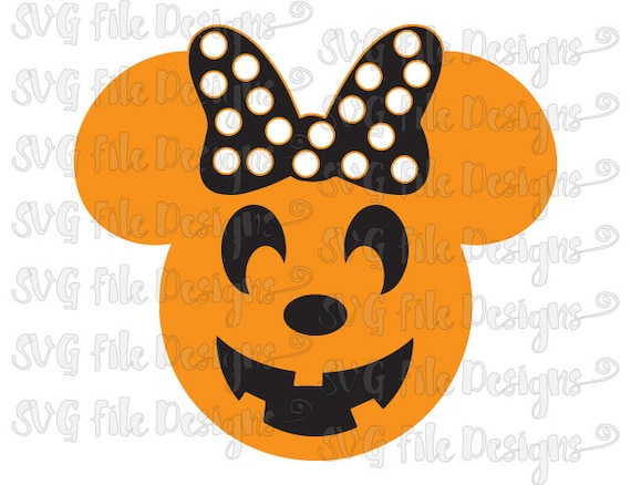 Download Halloween Minnie Mouse Jack-o-lantern Pumpkin by ...