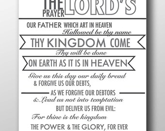Smart image pertaining to the lord's prayer kjv printable Massif image in the lord's prayer kjv printable