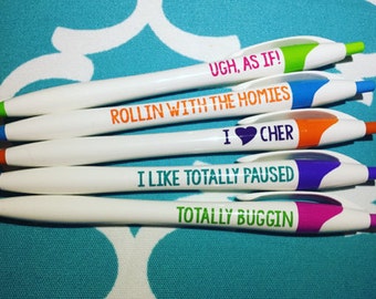 CLUELESS Pens, Clueless Movie Gifts