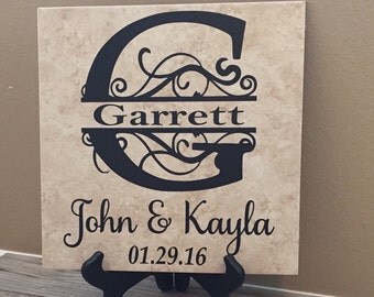 Family Name Sign, Name Plaque, Family Name, Established Sign, Last Name Sign, Name Sign, Family Sign, Wedding, Anniversary, Gifts,