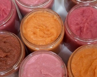Sugar Scrubs - Sample Sugar Scrubs - Organic Sugar Scrub - Whipped Sugar Scrub - Body Scrubs - Wholesale - Sampler - Try Me - Gift for Her