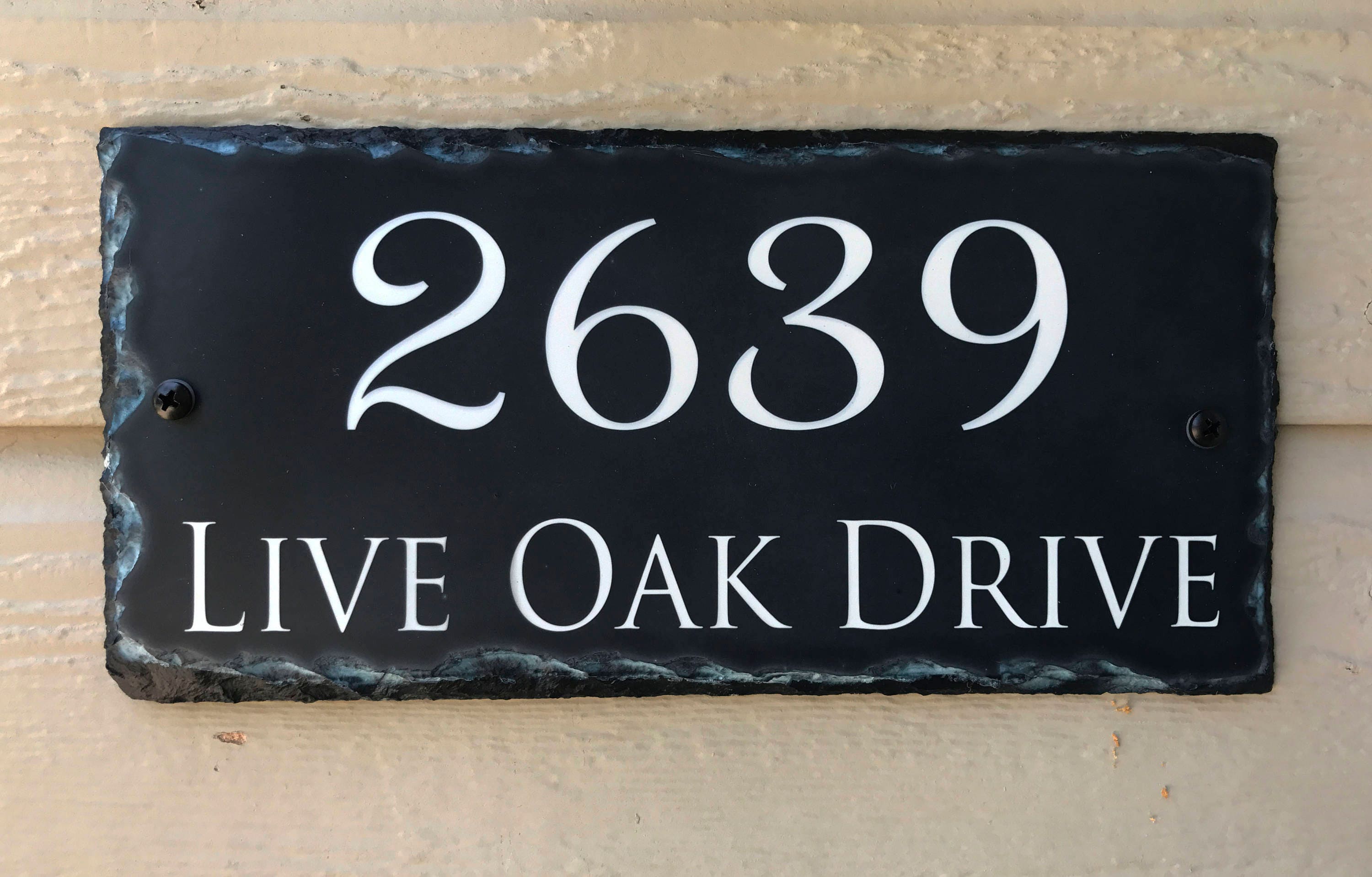 Home Address Sign Personalized House Number Plaque Address