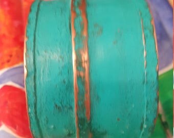 Copper Patina Cuff Bracelet