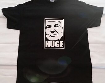 Huge President Donald Trump Funny T-Shirt Make America Great Again Tee