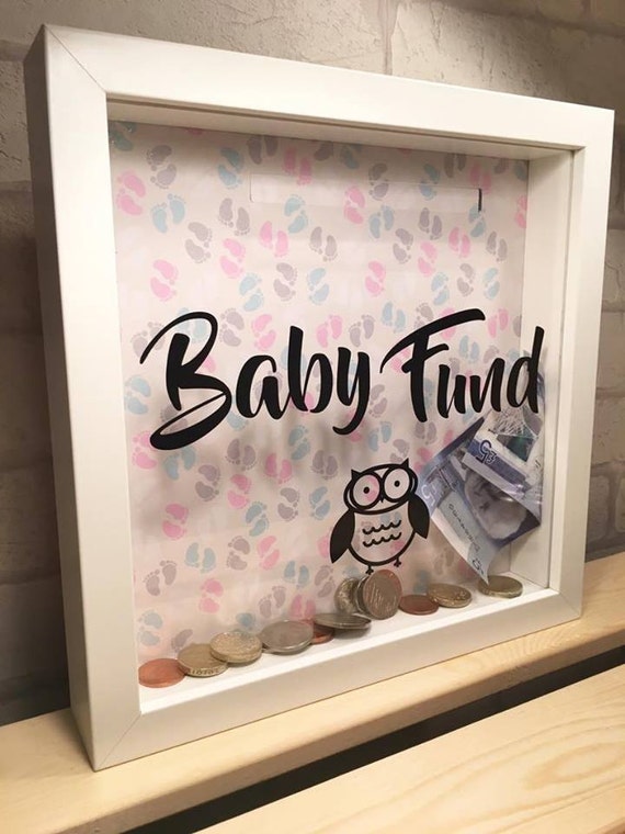 Items similar to baby fund money box / saving baby fund / new baby gift