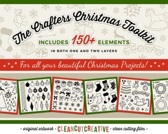 SVG Christmas svg Design Elements SVG Christmas tree svg christmas files svg christmas bundle svg ornaments svg files for Cricut Silhouette