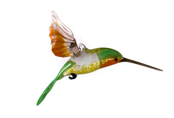 miniature hummingbird figurines